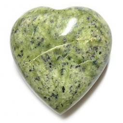 Coeur en Serpentine - 160 Grammes