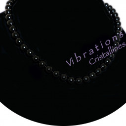 Collier Boules en Onyx