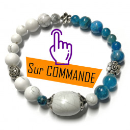 Bracelet Boules Apatite &...