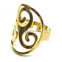 Bague Triskel en Acier Inoxydable