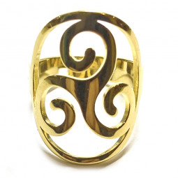 Bague Triskel en Acier Inoxydable