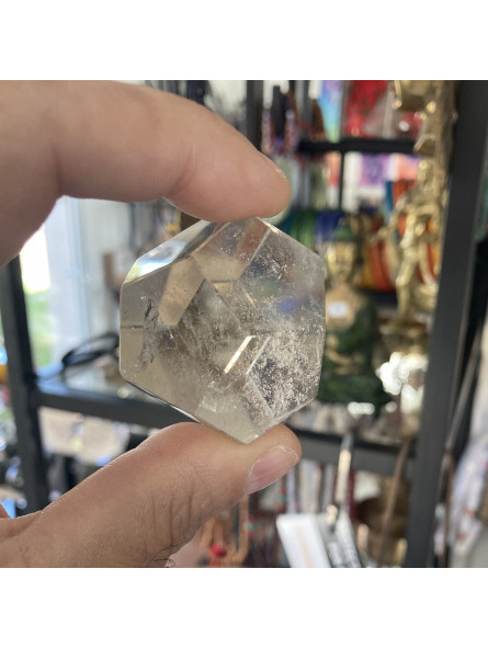 Dodécaèdre en Cristal de Roche - 45 mm