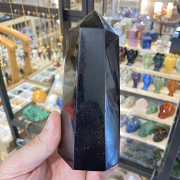 Pointe en Tourmaline Noire - 580 Grammes