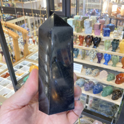 Pointe en Tourmaline Noire - 580 Grammes