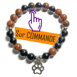 Bracelet en Obsidienne...