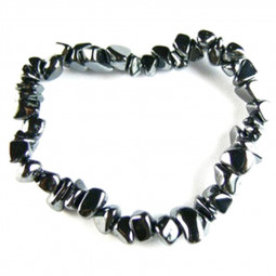 Bracelet en Hématite de Style Baroque