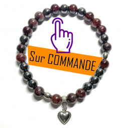 Bracelet Boules en Hématite...