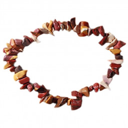 Bracelet en Jaspe Mokaïte de Style Baroque