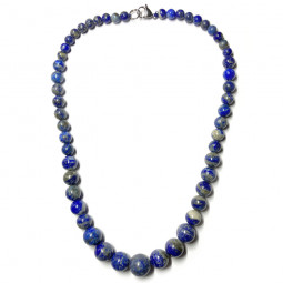 Collier Boules en Lapis-Lazuli