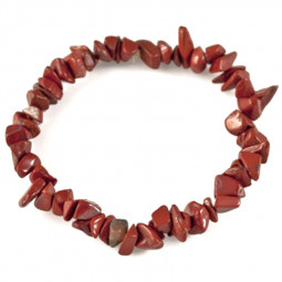 Bracelet Baroque en Jaspe Rouge