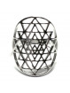 Bague Sri Yantra argent en Acier Inoxydable