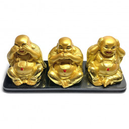 Statuettes des 3 Bouddhas de la Sagesse