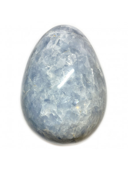 Oeuf en Calcite Bleue - 298 grammes