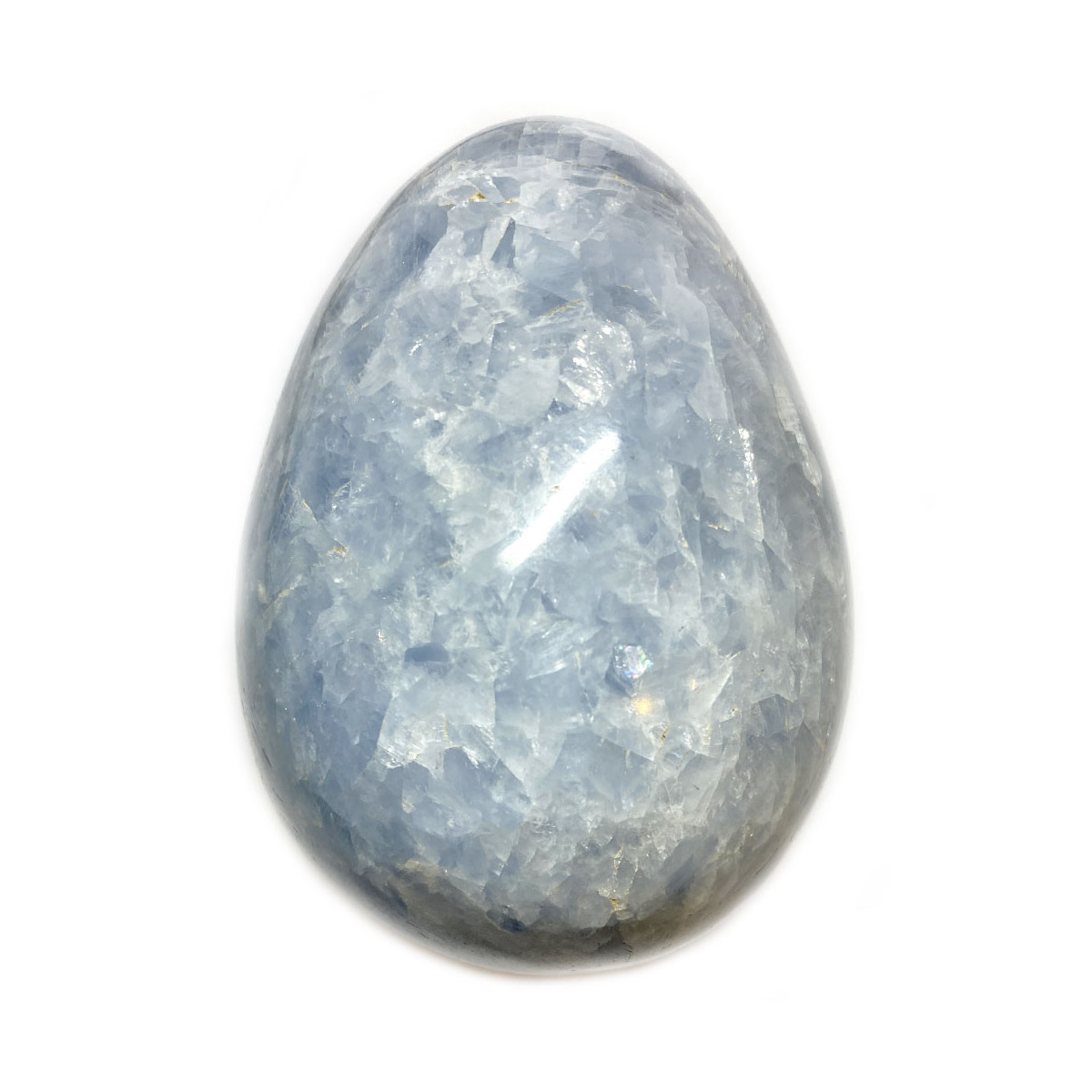 Oeuf en Calcite Bleue - 298 grammes