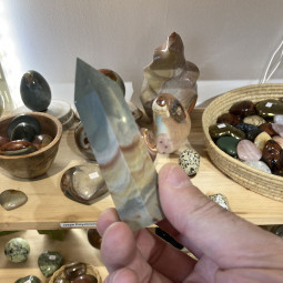 Pointe en Jaspe Polychrome - 95 Grammes