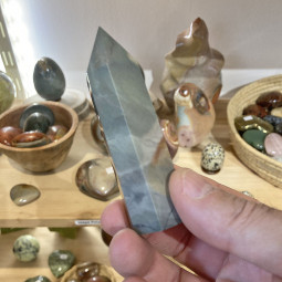 Pointe en Jaspe Polychrome - 95 Grammes