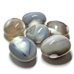 Galet Roulé d'Agate - 100 Grammes