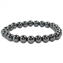 Bracelet en Hématite Boules de 8 mm