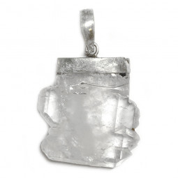 Pendentif Quartz à Âme et Argent - 5 Grammes