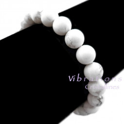 Bracelet Boules en Howlite