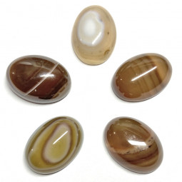 Cabochon d'Agate Naturelle - Taille 13x18mm