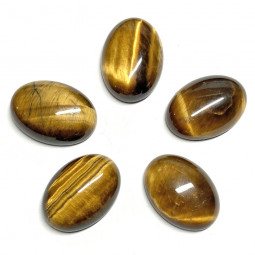 Cabochon d'Oeil de Tigre Naturelle - Taille 13x18mm