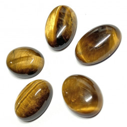 Cabochon d'Oeil de Tigre Naturelle - Taille 13x18mm