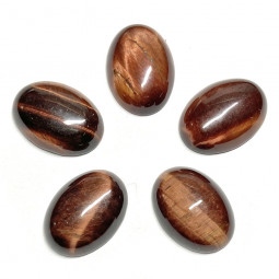 Cabochon d'Oeil de Taureau Naturelle - Taille 13x18mm