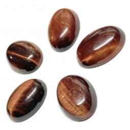 Cabochon d'Oeil de Taureau Naturelle - Taille 13x18mm