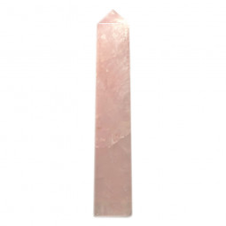 Obélisque en Quartz Rose - 15 cm