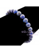Bracelet Boules en Lapis-Lazuli Vibrations Cristallines