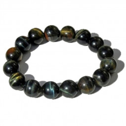 Bracelet Boules en Oeil de Faucon
