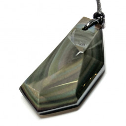 Pendentif en Obsidienne Oeil Céleste - 42mm