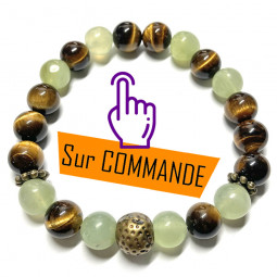 Bracelet en Jade & Oeil de...