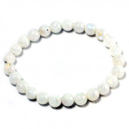 Bracelet Boules en Pierre de Lune