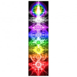 Tenture Aux 7 Chakras 40x150cm