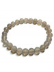 Bracelet Boules en Agate Grise