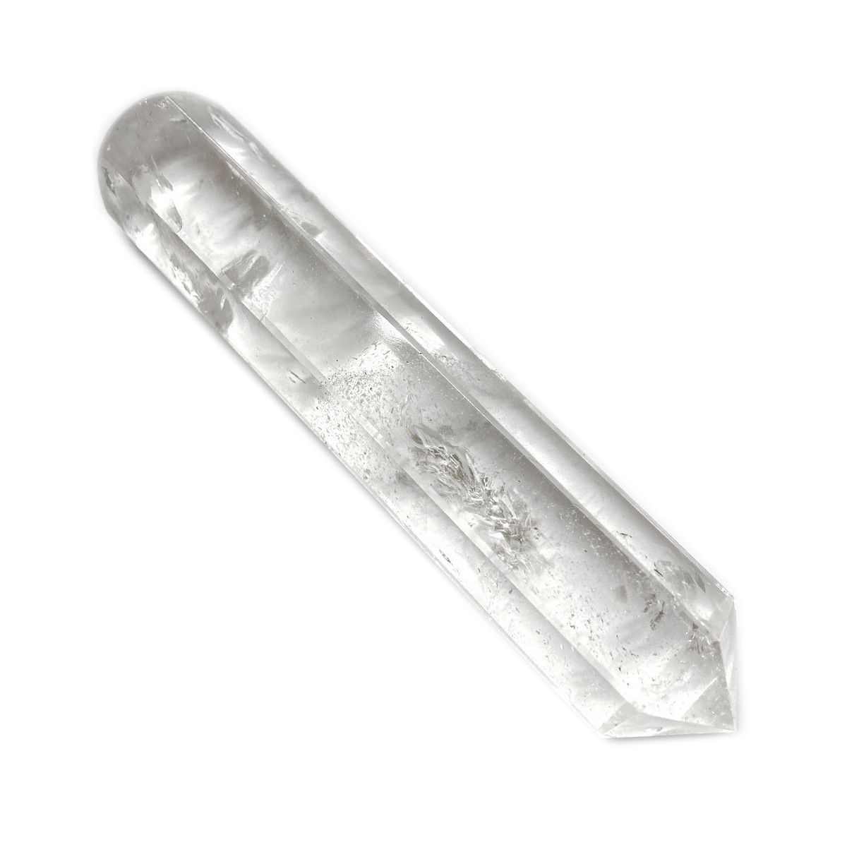 Bâton Masseur en Cristal de Roche - 40 Grammes
