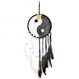 Attrape-Rêve YinYang Blanc et Noir