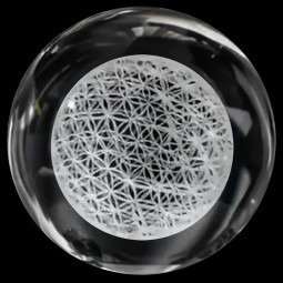 Boule de Cristal Fleur de Vie