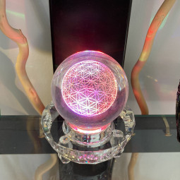Boule de Cristal Fleur de Vie