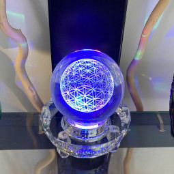 Boule de Cristal Fleur de Vie