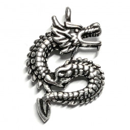 Pendentif Dragon en Argent