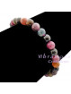 Bracelet Boules en Tourmaline Multicolore Vibrations Cristallines