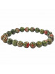 Bracelet en Unakite - Boules de 8 mm