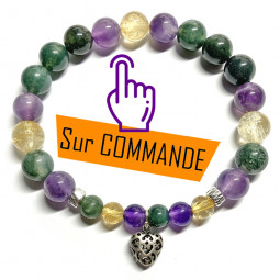 Bracelet Boules en Agate...