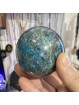 Sphère en Apatite Bleue - 65mm