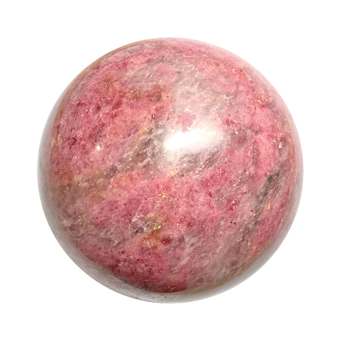 Sphère en Rhodonite Extra - 694 Grammes