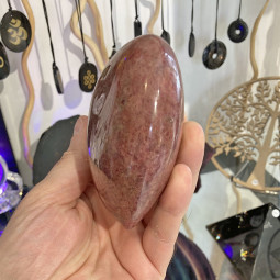 Coeur en Rhodonite - 720 Grammes