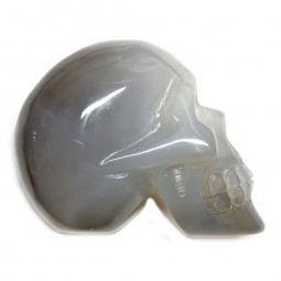 Crâne en Agate Cristallisée